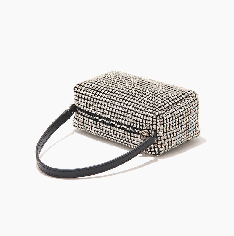 Fulgora - Ladies Box Bag with rhinestones