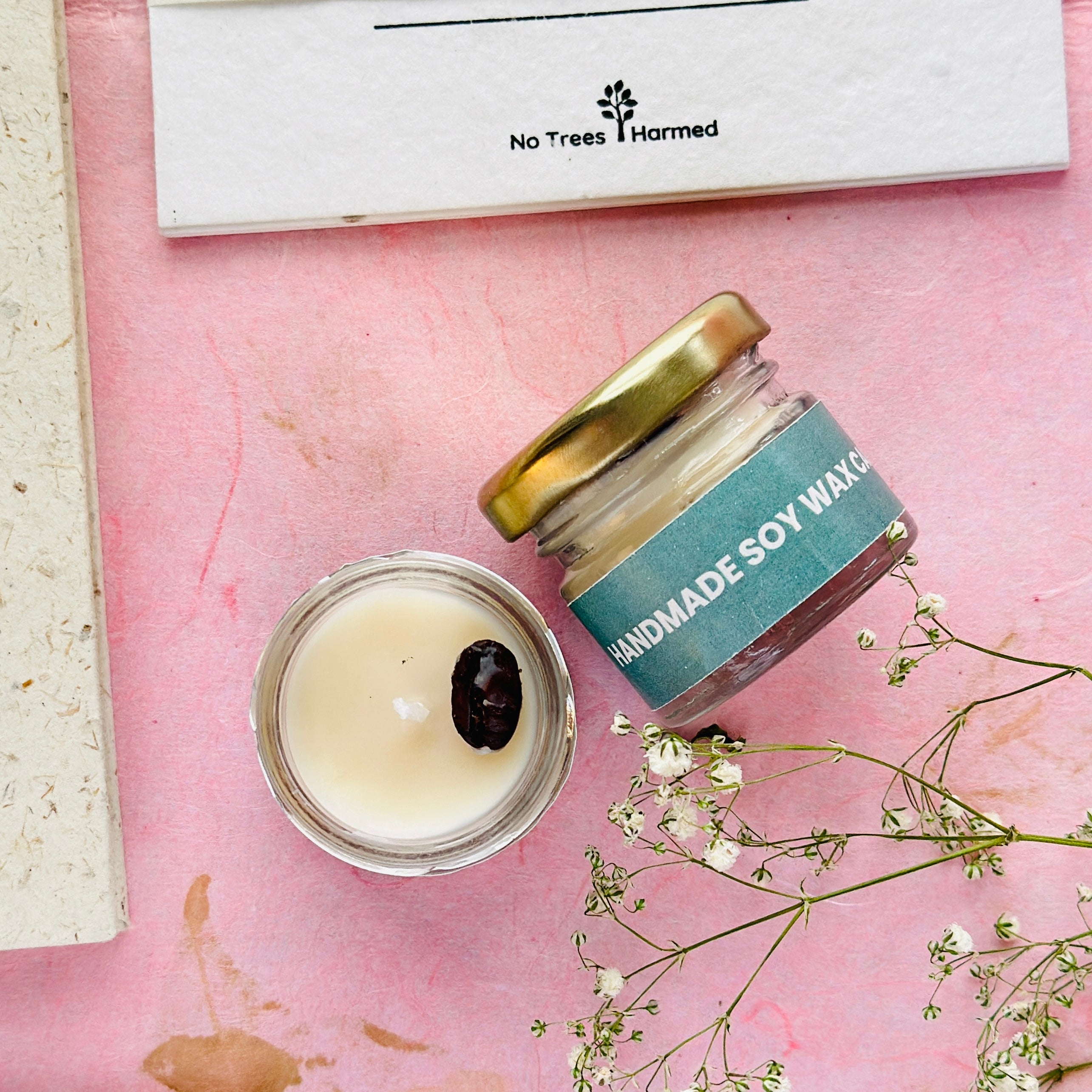 Handmade Paper Gift Hamper with "Wellness For You" Printed Diary