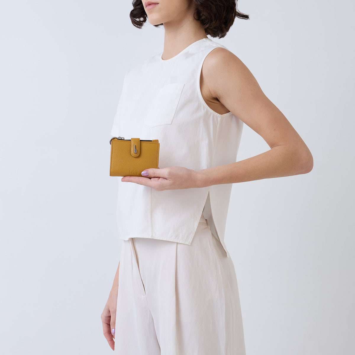 ANDREA MINI WALLET PEBBLE