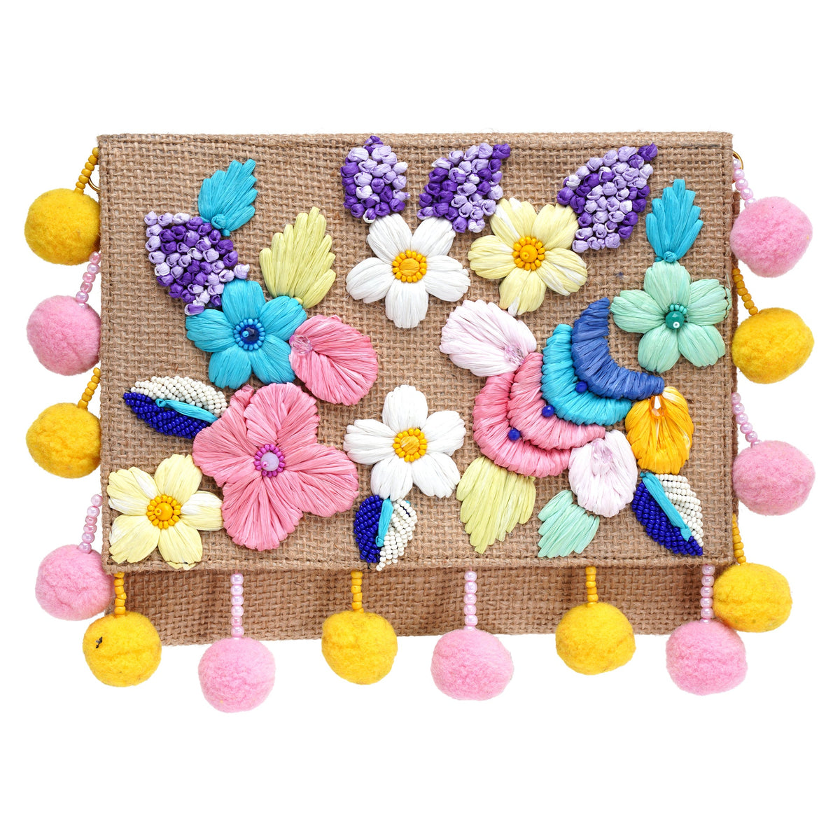 Flowery Fun Clutch Bag