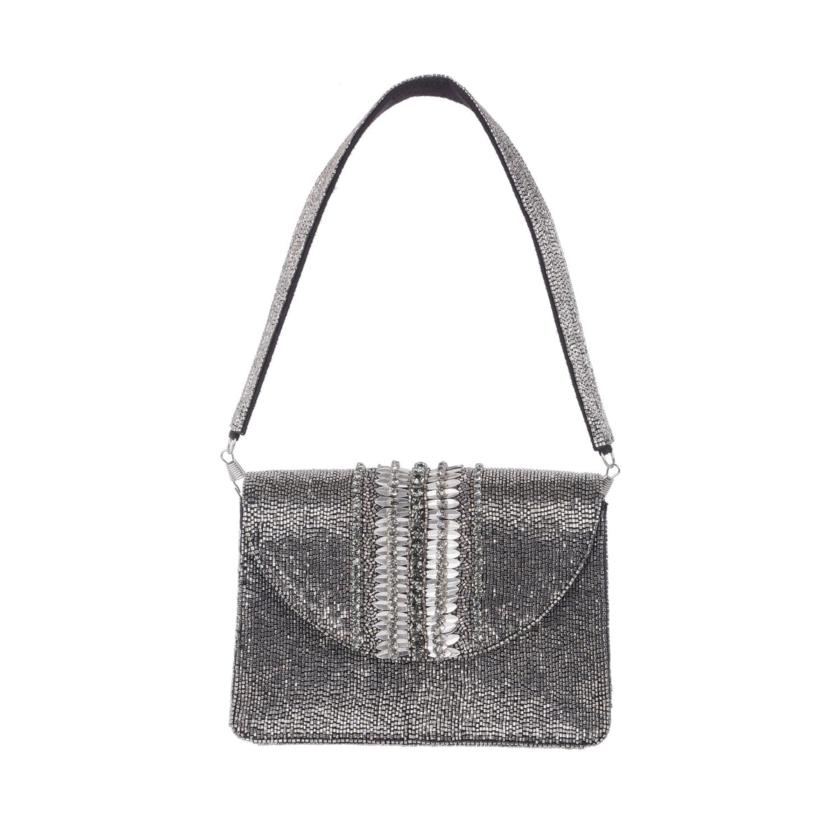 The Silver Cascade Clutch