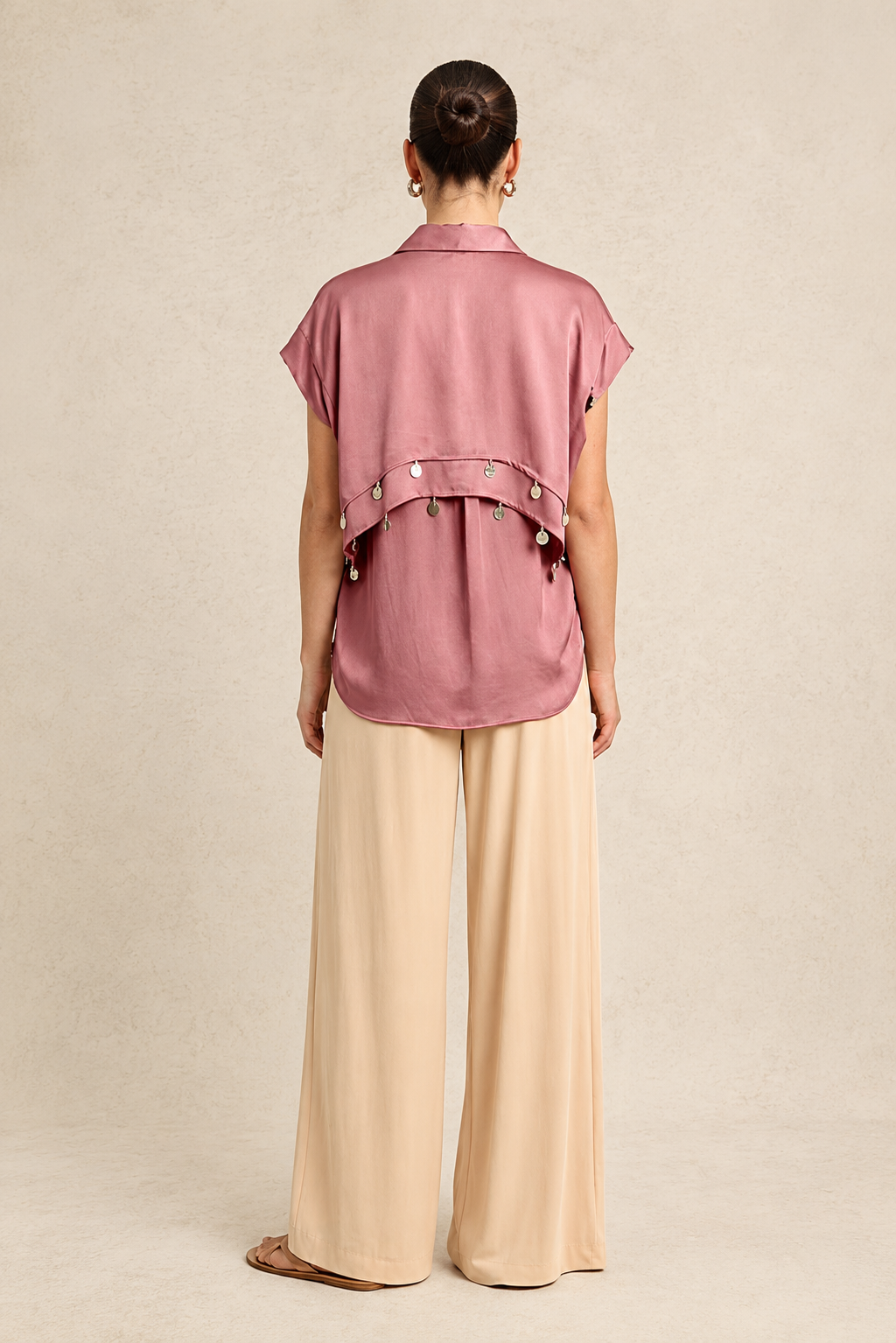 Brick Red Coin Flap Shirt