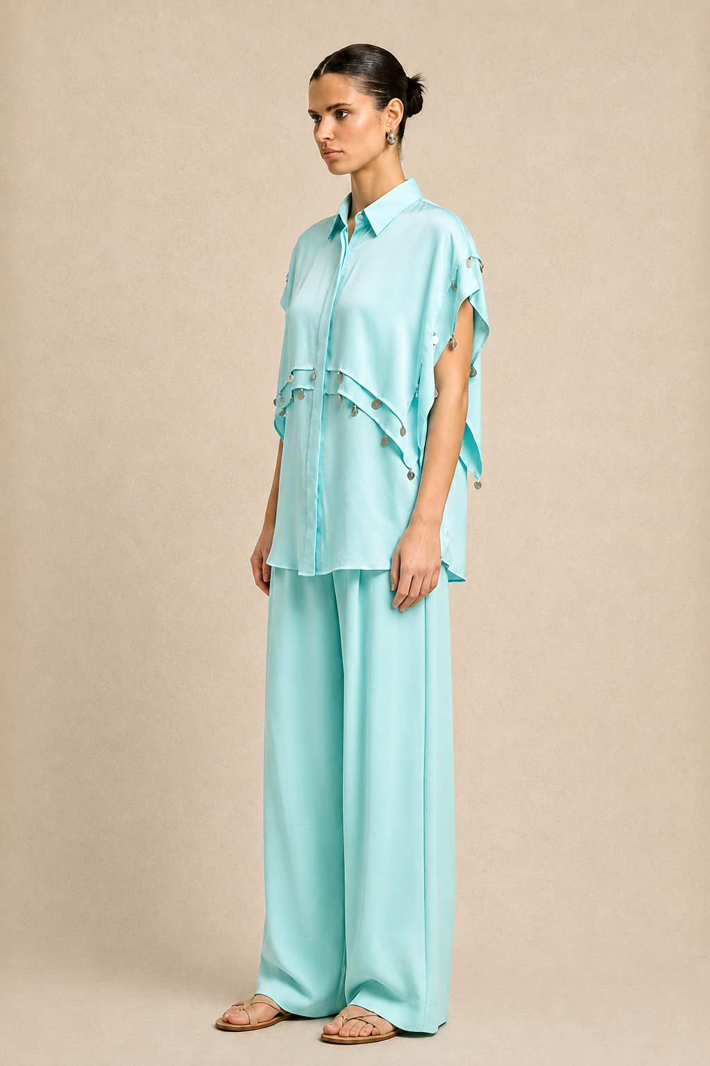 Tropical Breeze Coin Flap Co-ord set