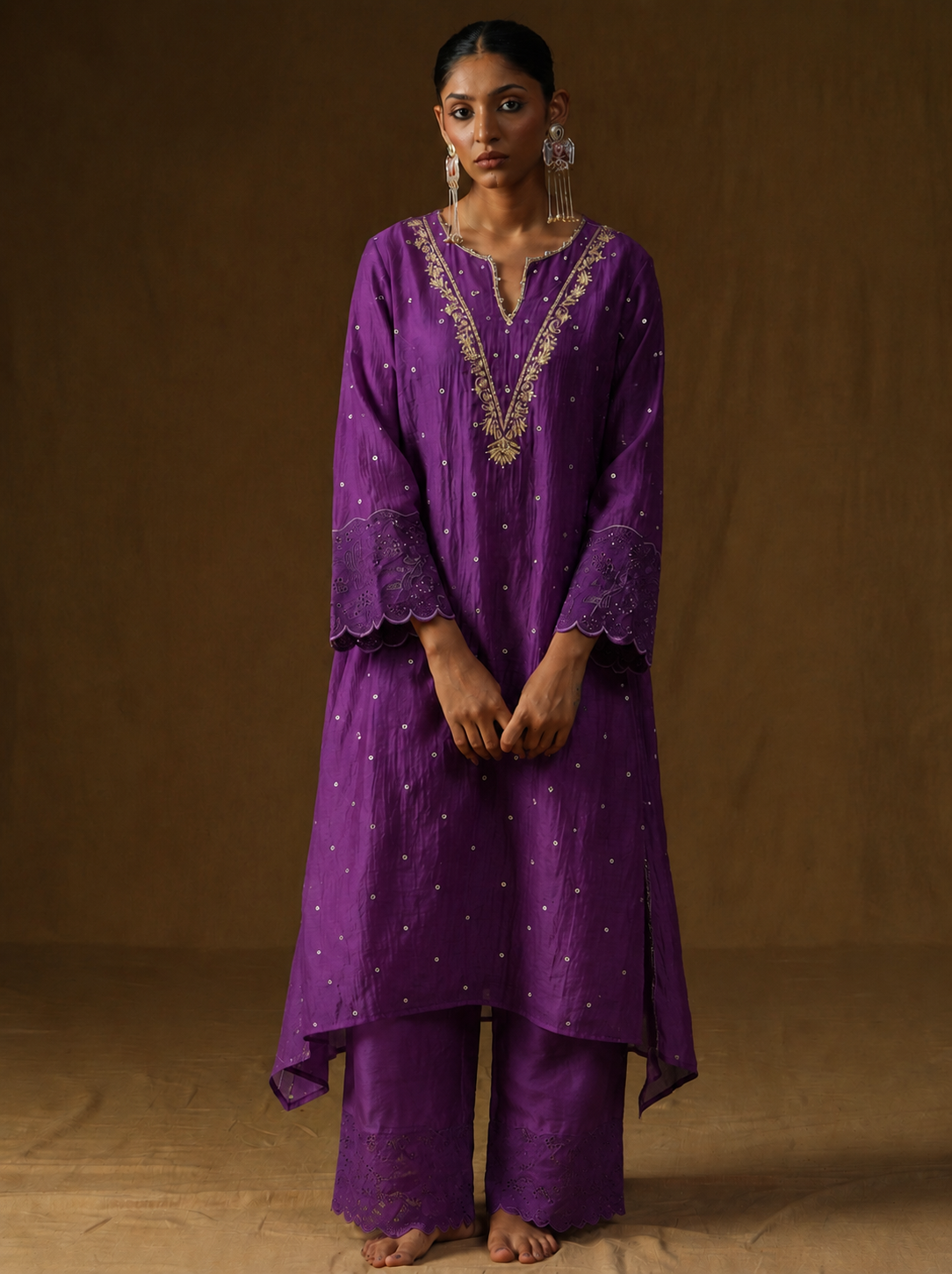Sakhi Noor Neel Kurta Set