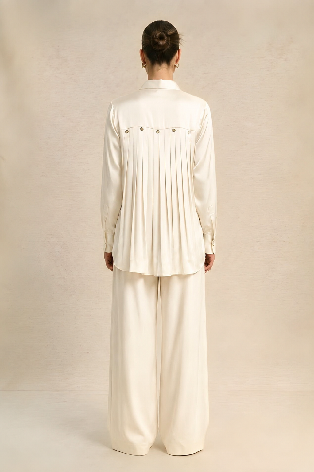 Ivory White Gather Co-ord set