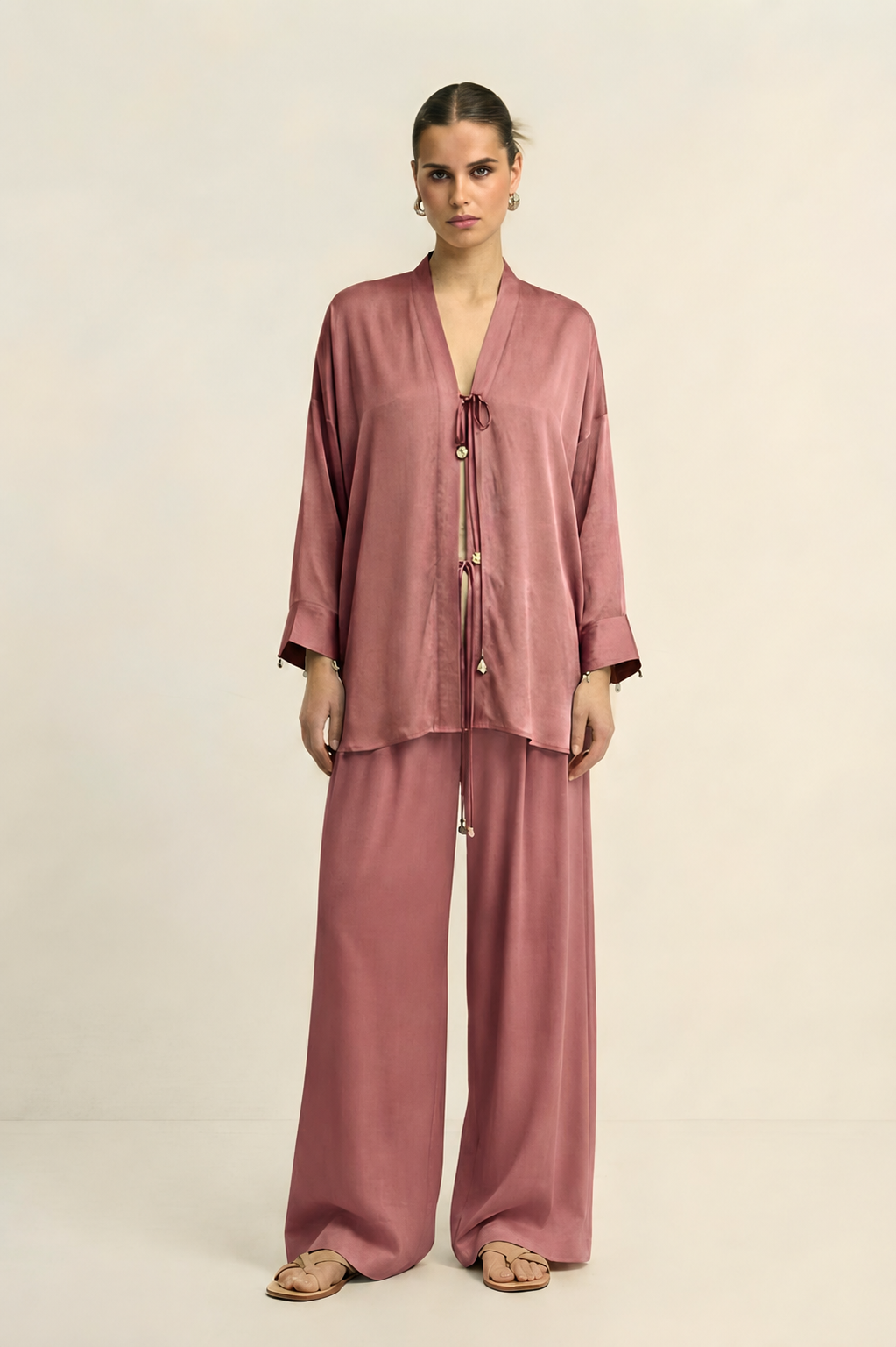 Brick Red Loop Co-ord set