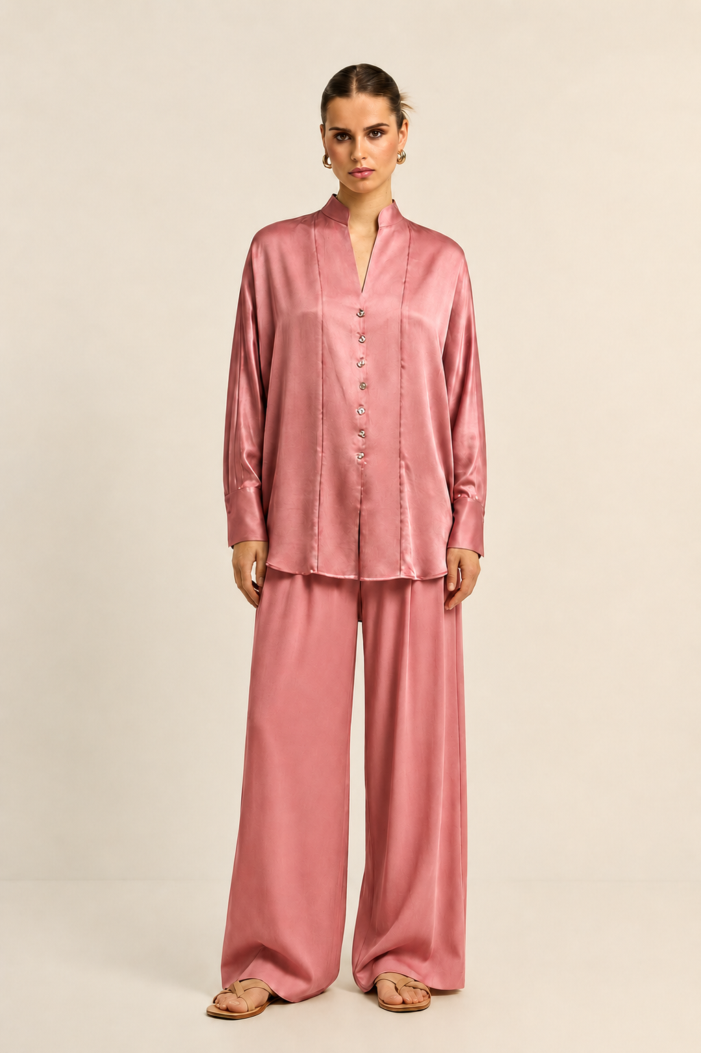 Brick Red Kaftan Co-ord set