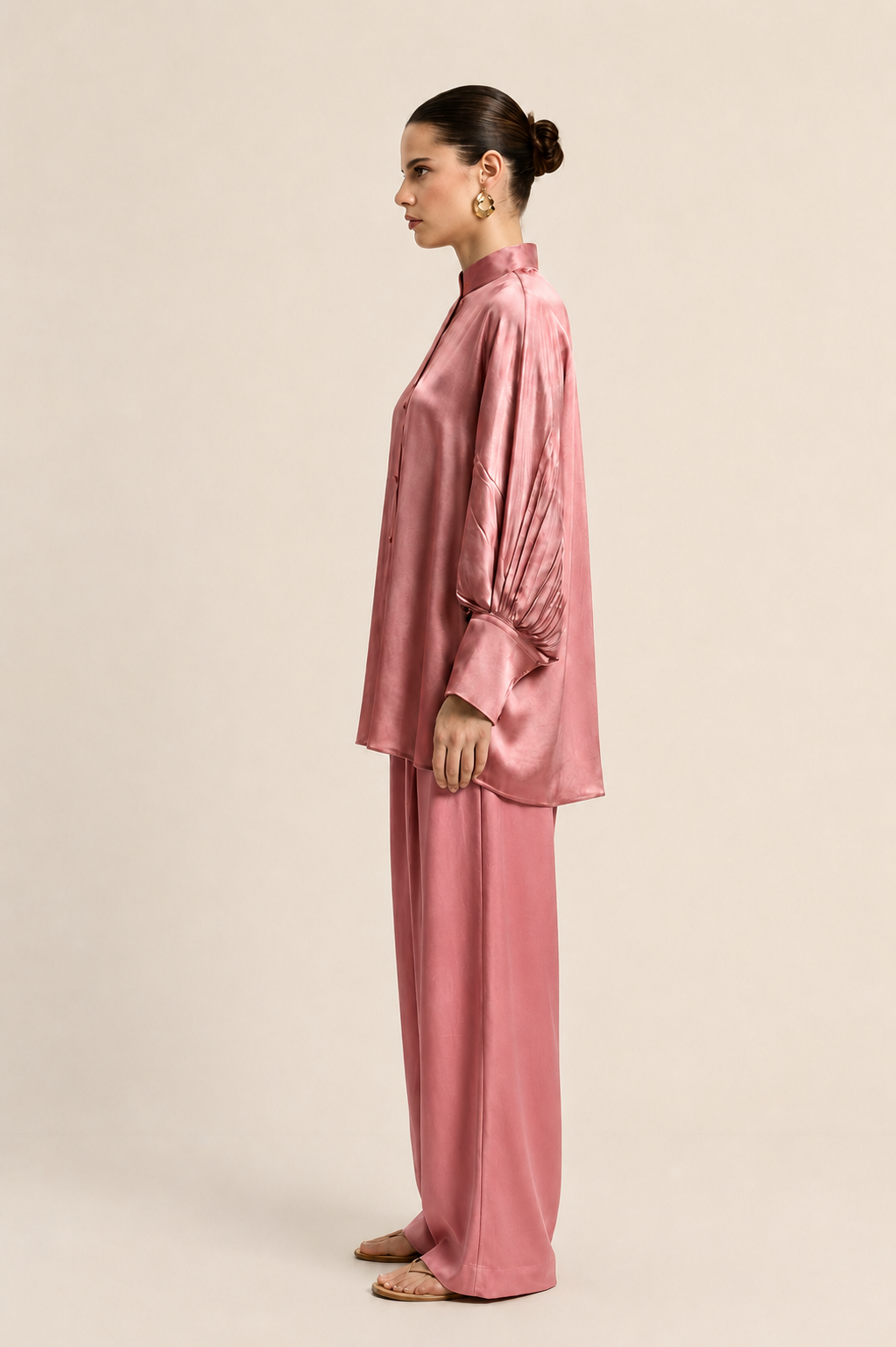 Brick Red Kaftan Co-ord set