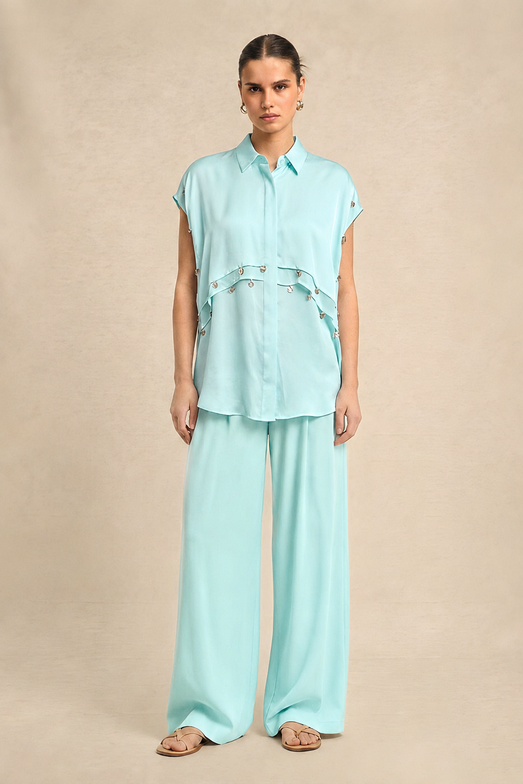 Tropical Breeze Coin Flap Co-ord set