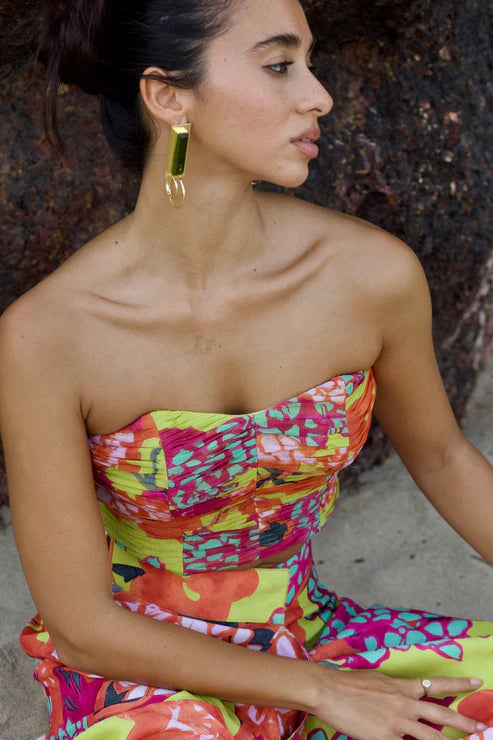 Valley of flower crop top