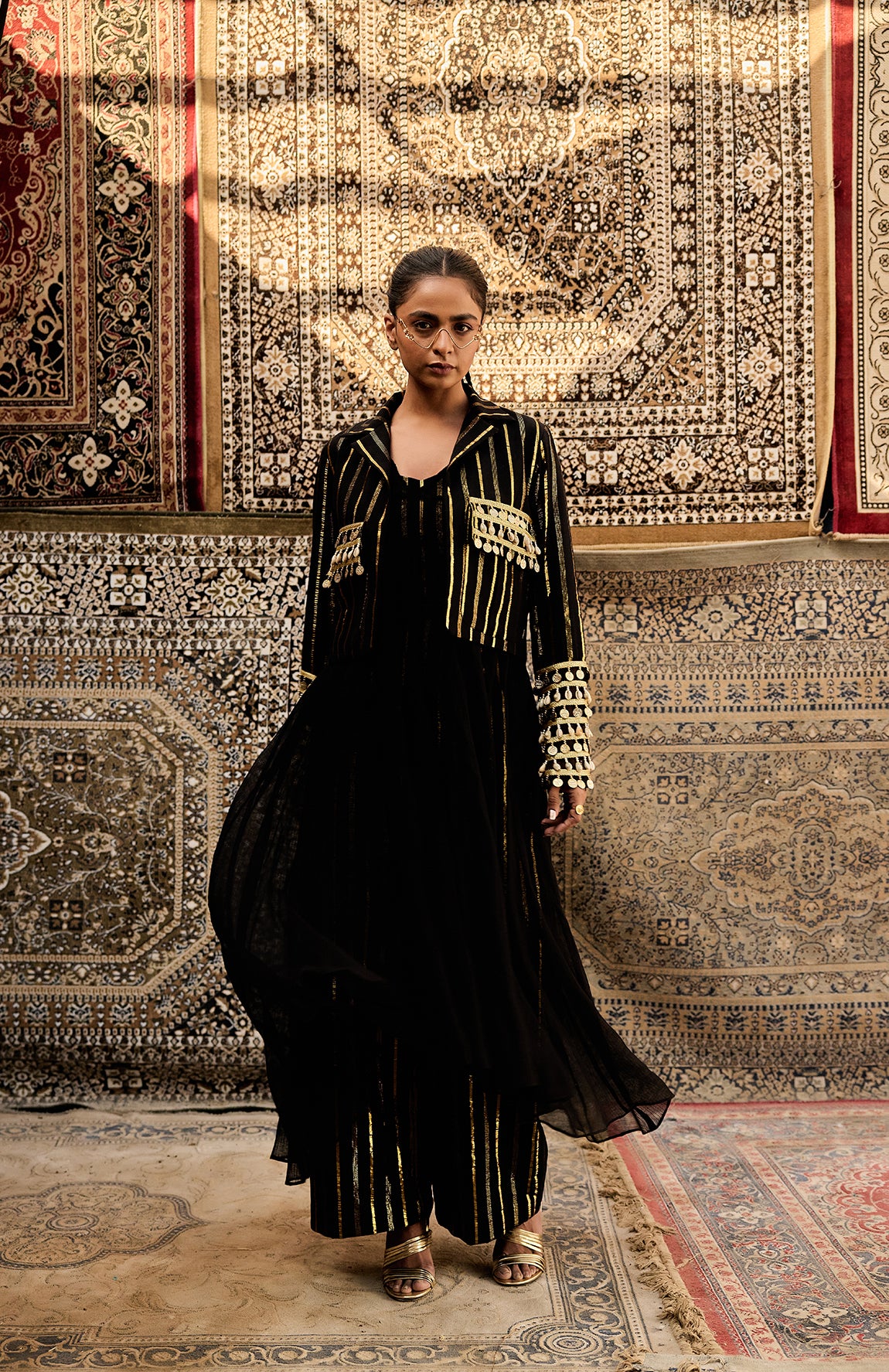 DEVI DRAPE IVORY 4 PIECE SET