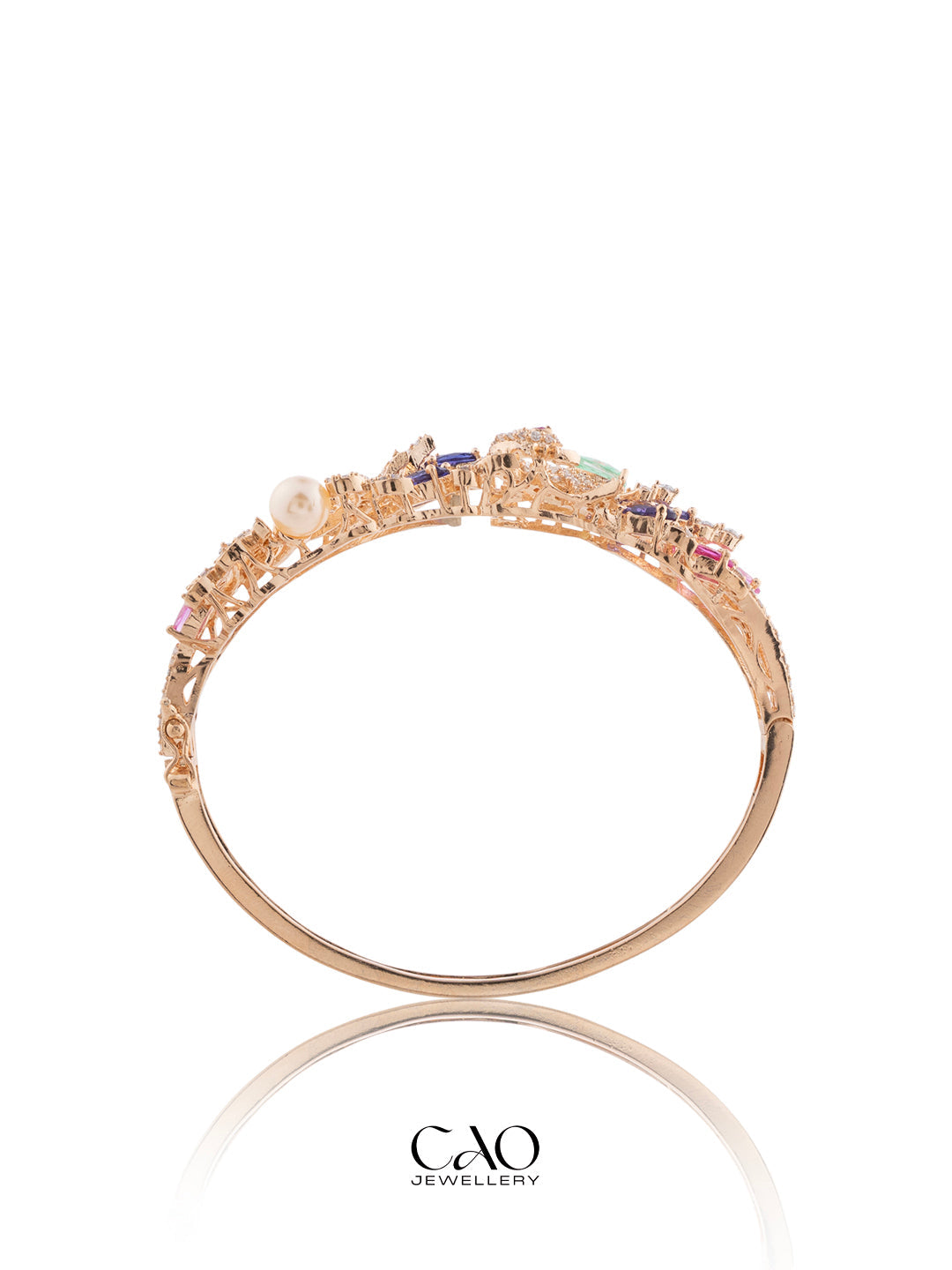 Crystal Peacock Bracelet