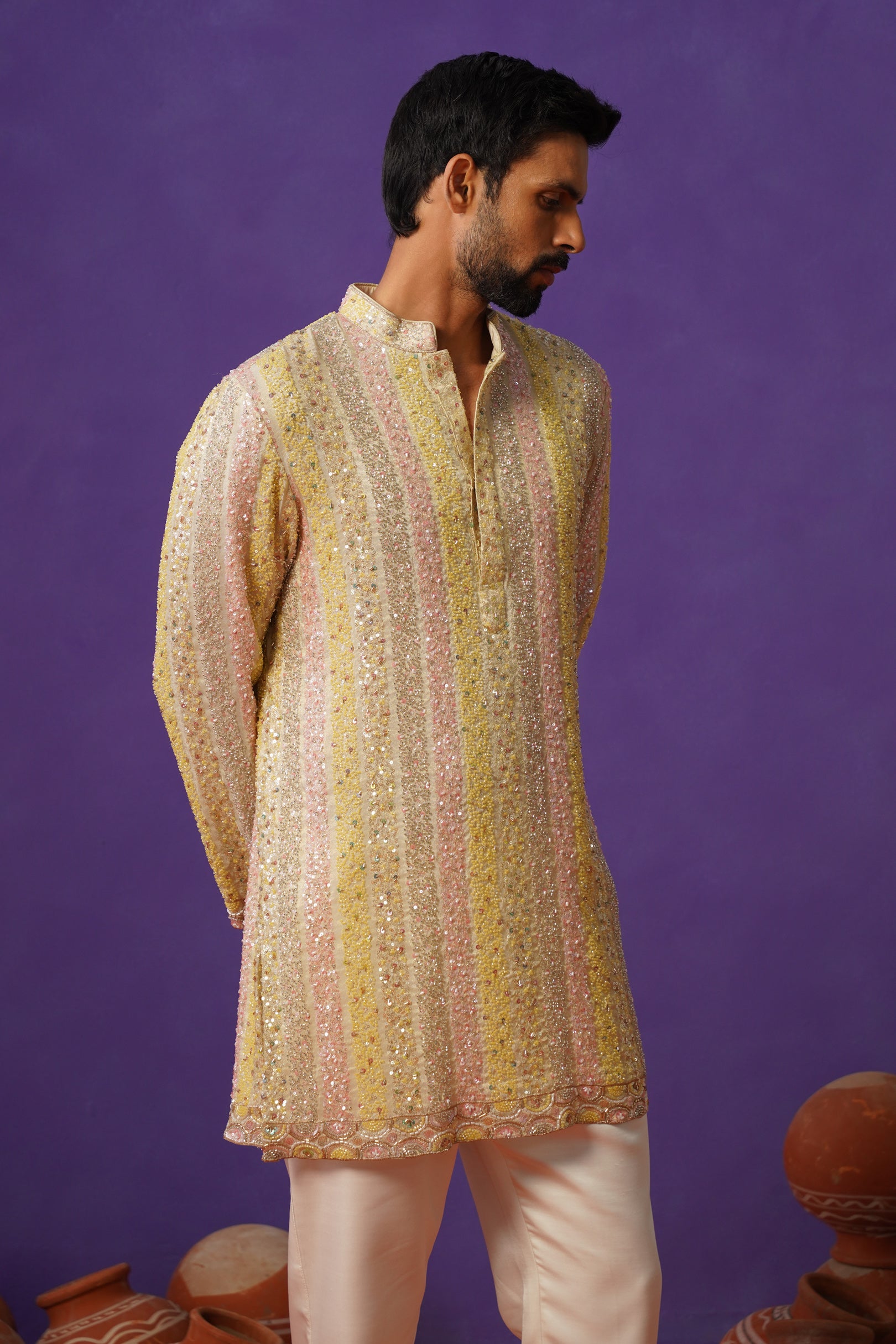AAFREEN MULTI SHORT KURTA SET