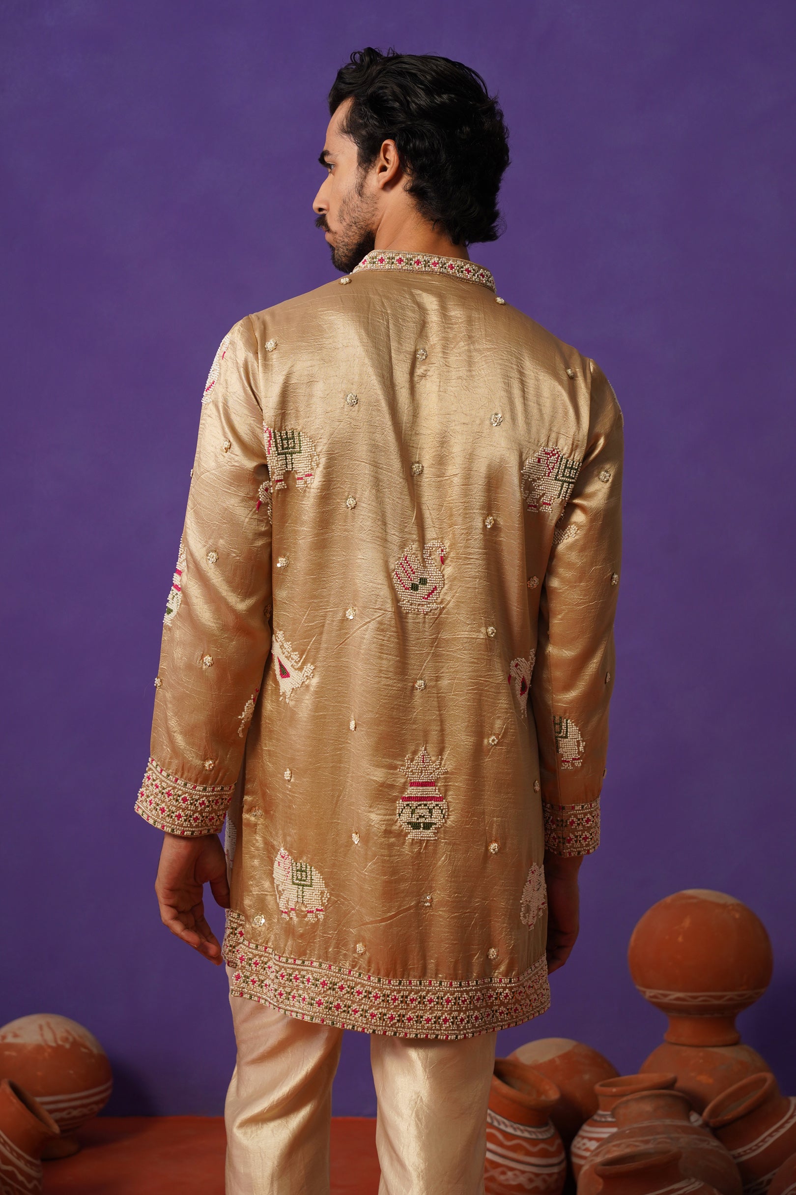 VEDANSH CHIKU SHORT KURTA SET