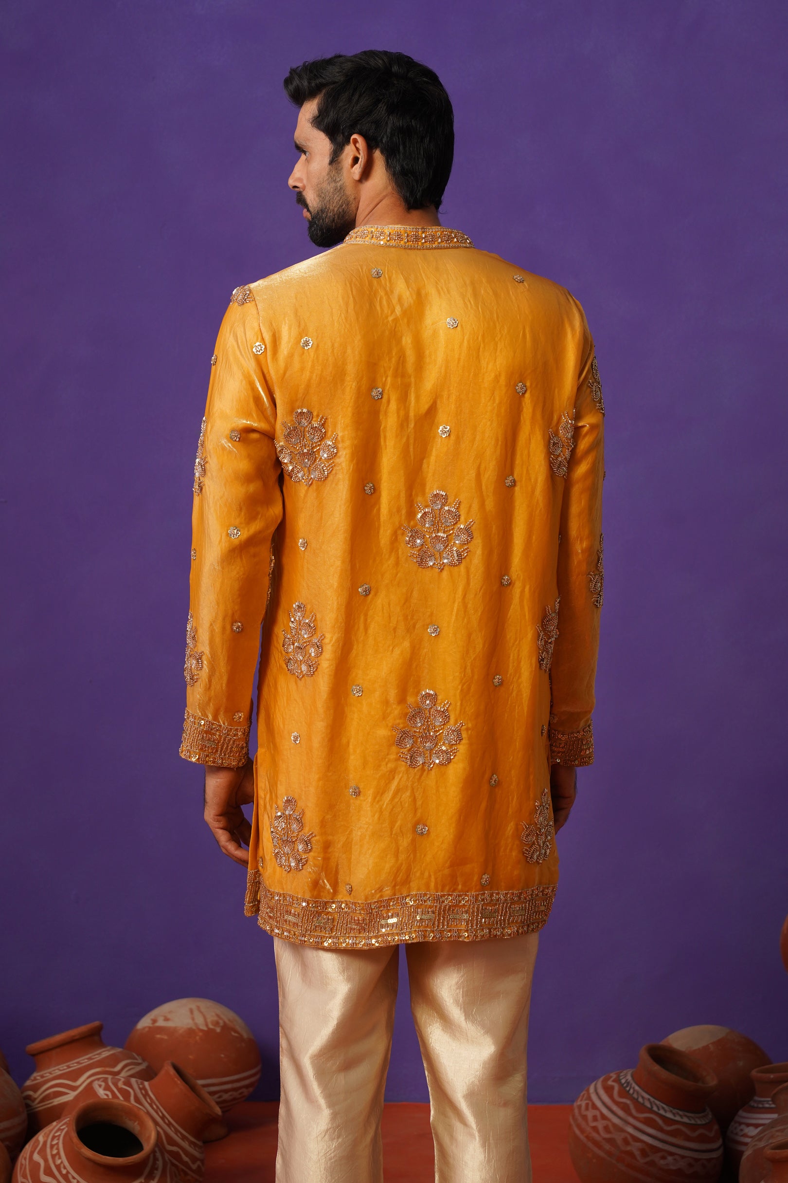 TAJ HALDI SHORT KURTA SET