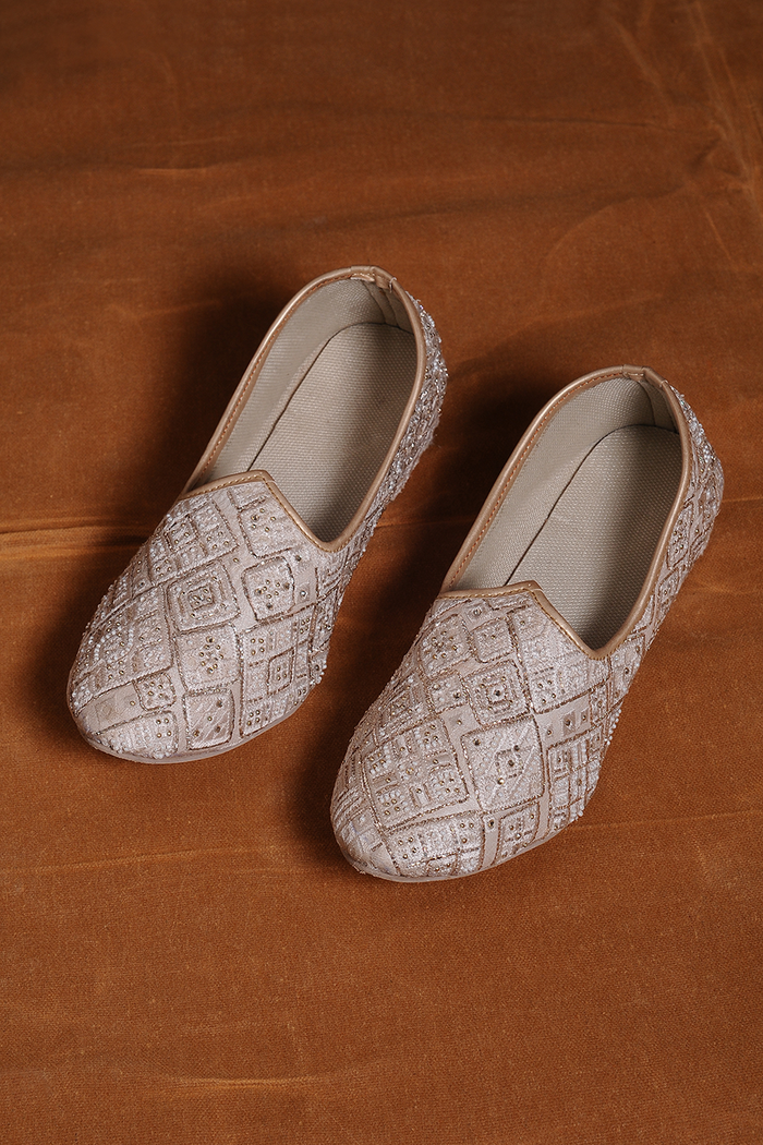 MUSHROOM RAW SILK EMBROIDERED SHERWANI KURTA TROUSER SET