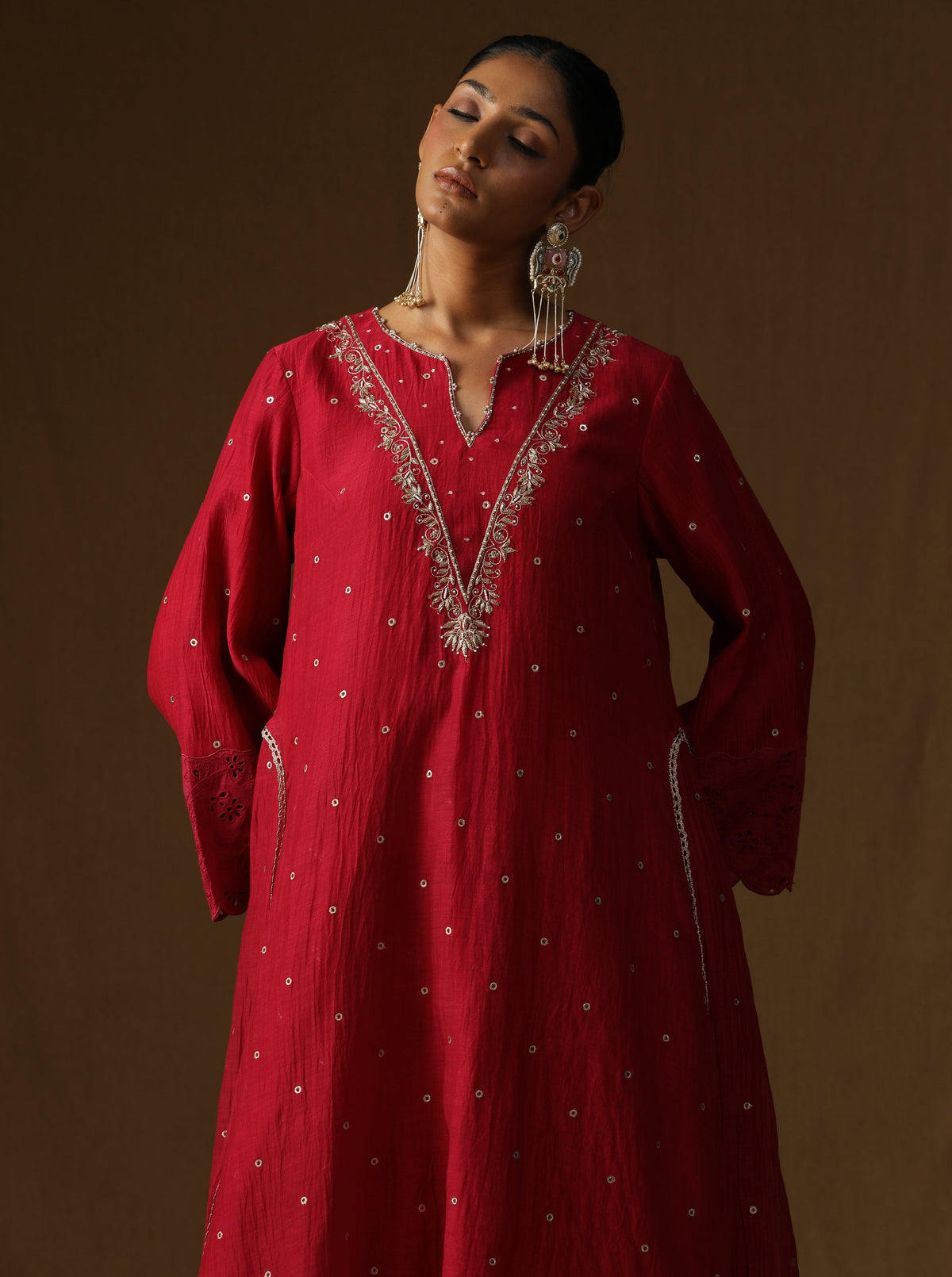 Sakhi Noor Gulab Kurta Set