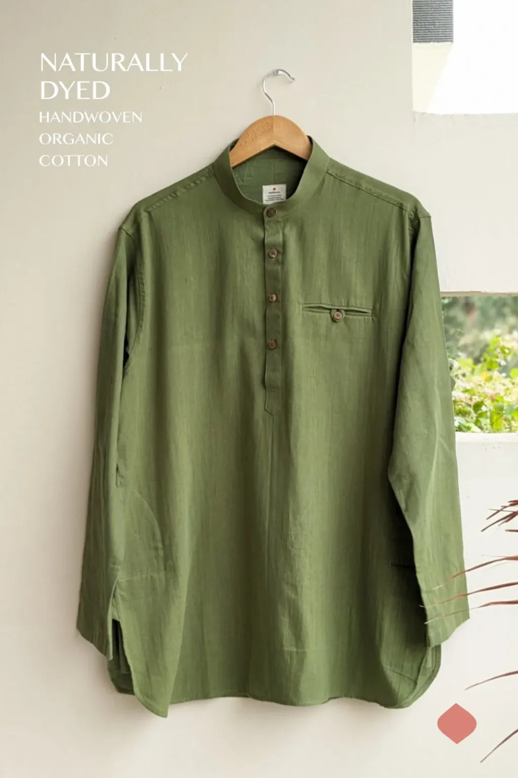 Saptak – Classic Regular Kurta for Men | Naturally Dyed | Organic Cotton