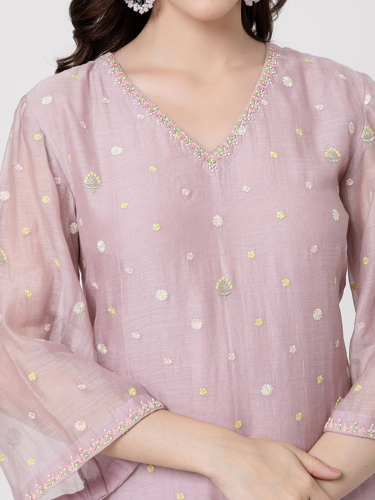 Kamal V Neck Set