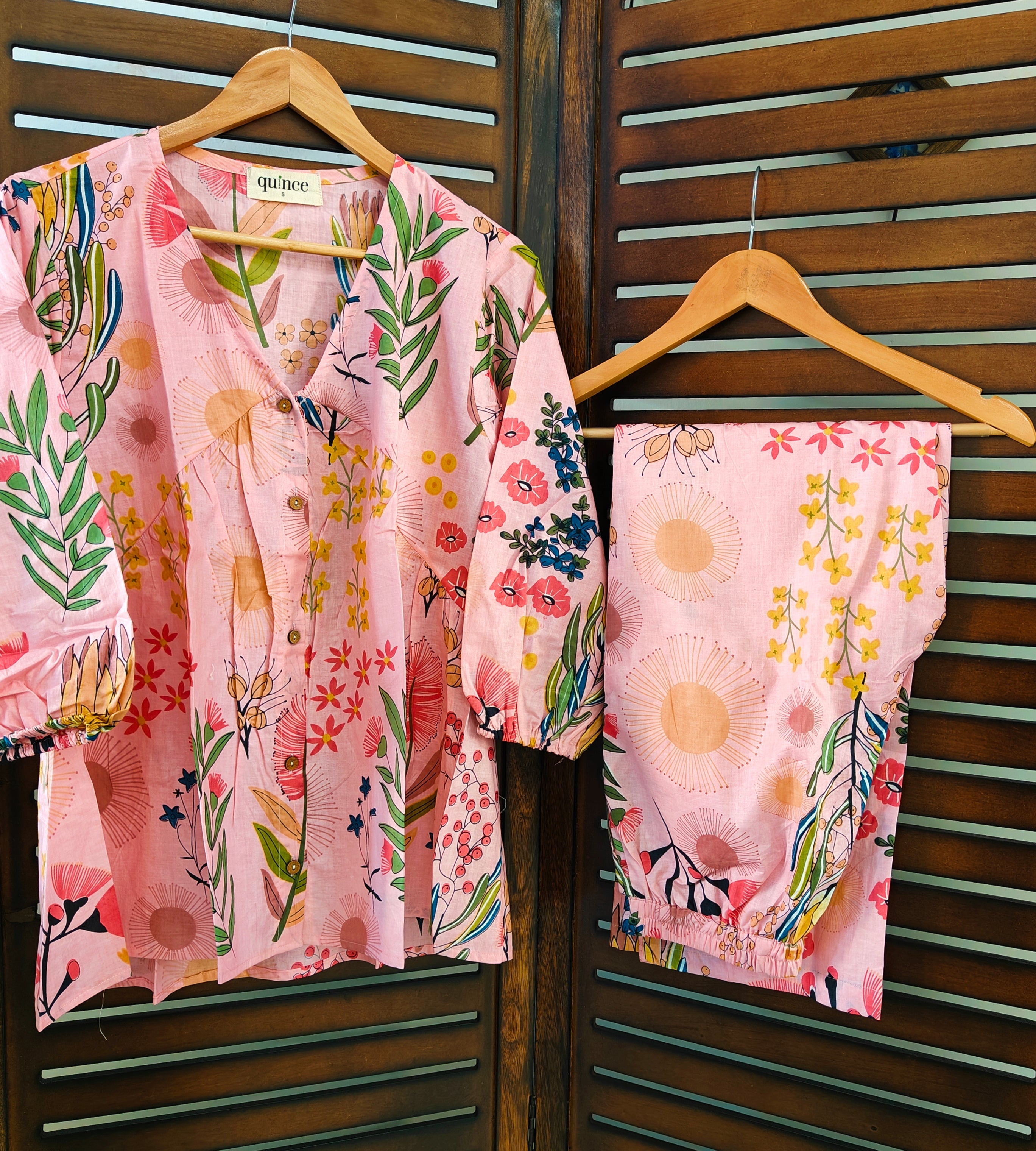 Peppy Pink Meadows Coord Set (Set of 2)