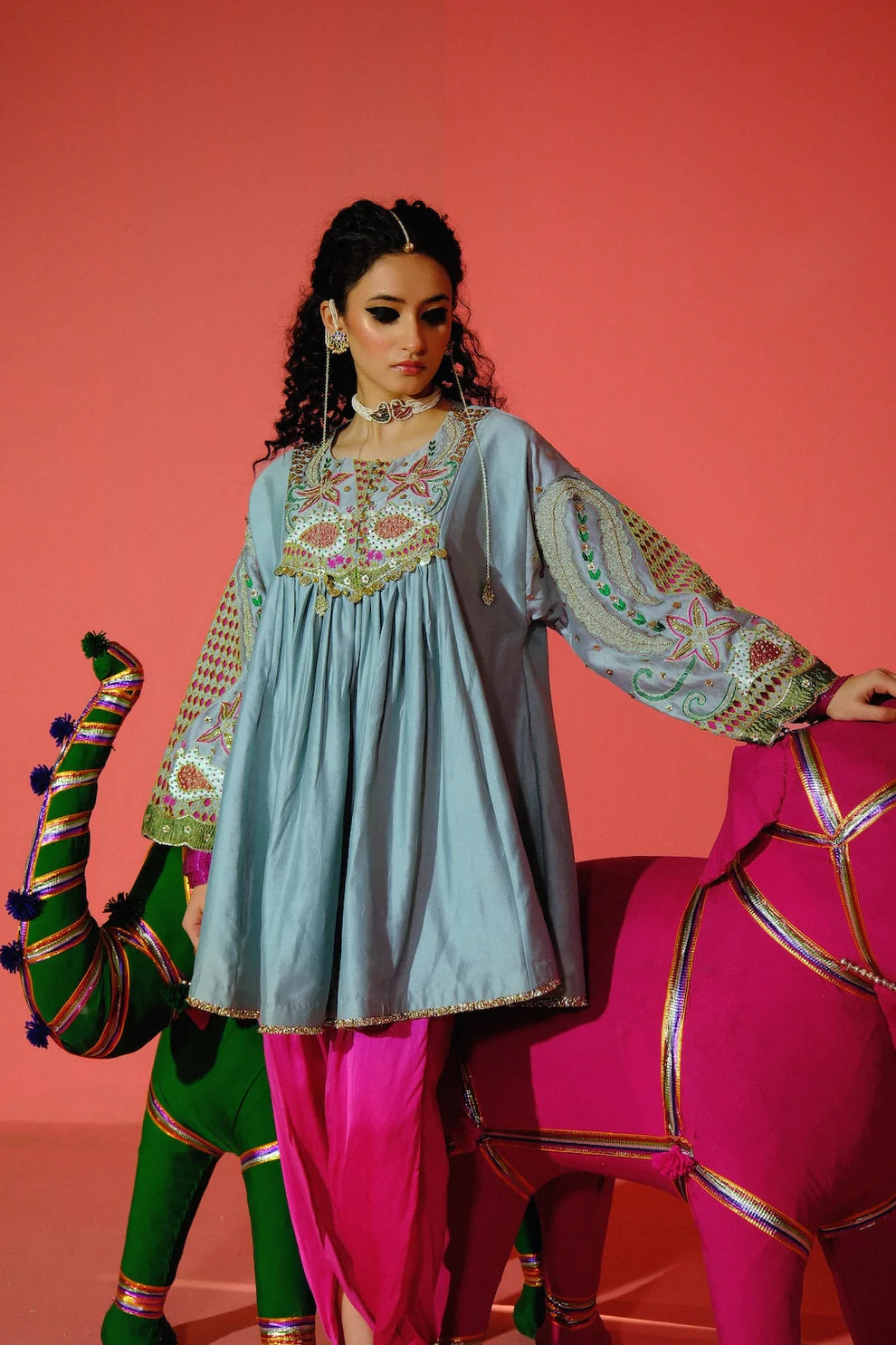 Mogra kurta set