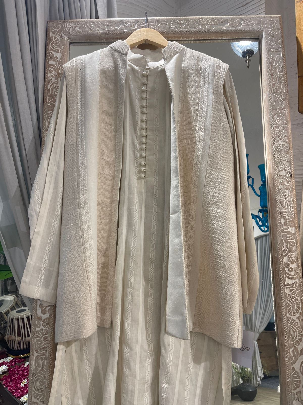 Ivory Half Jacket set