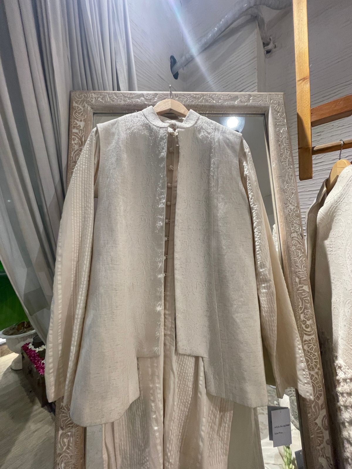 Ivory Half Jacket set