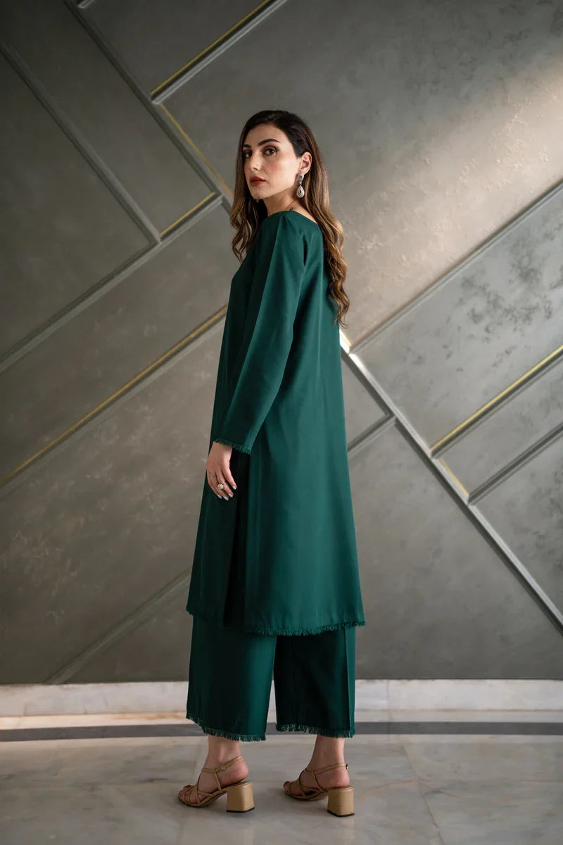 Emrald Green Kurta With Pants