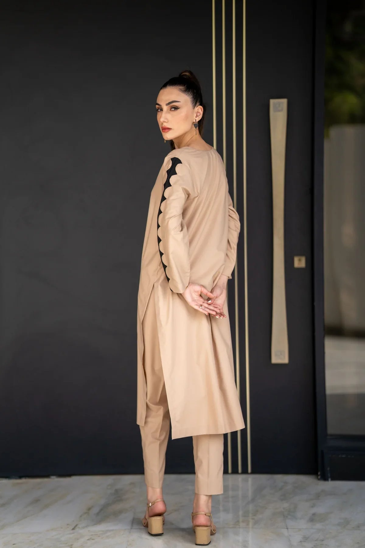 Light beige Kurta With Pants