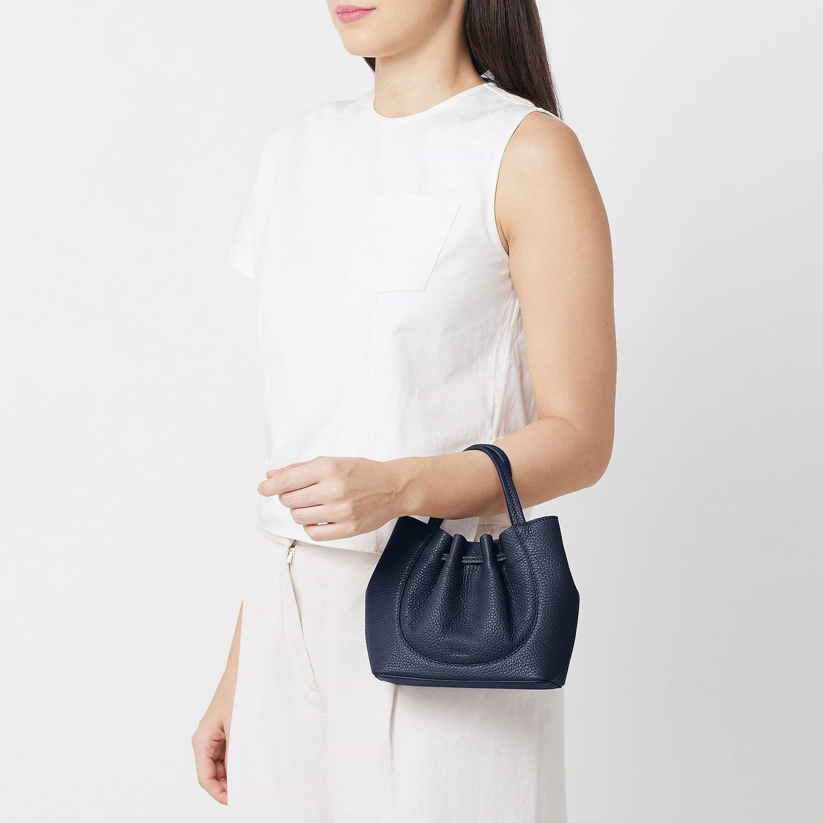 KATRINA MINI TOTE SAFFIANO BLACK