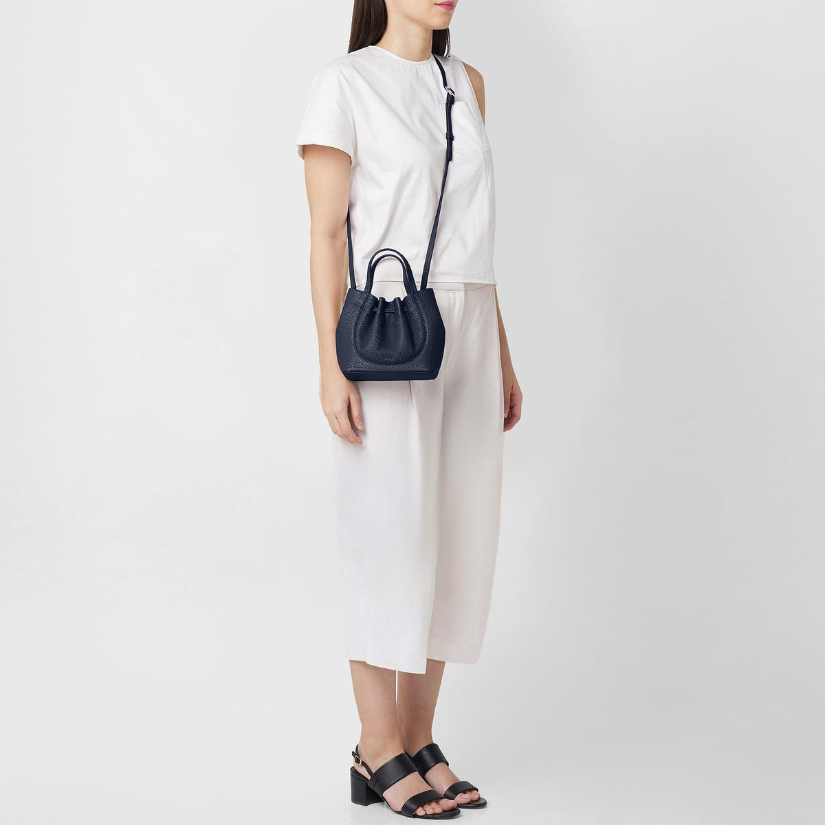 KATRINA MINI TOTE SAFFIANO BLACK