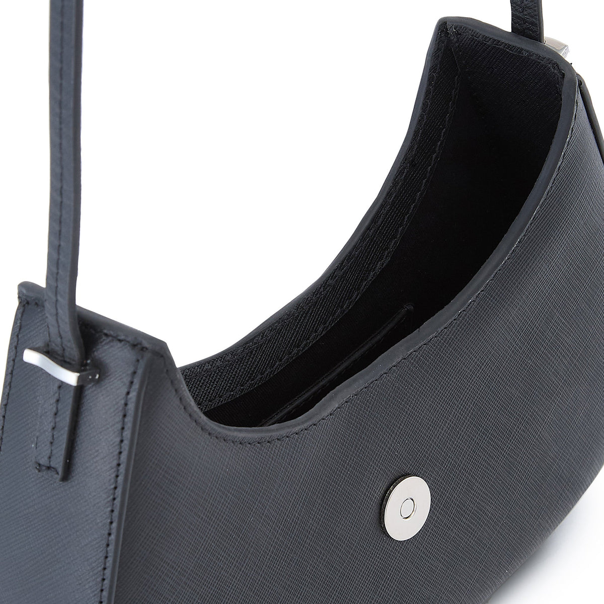 LEENA MINI CROSSBODY SAFFIANO BLACK