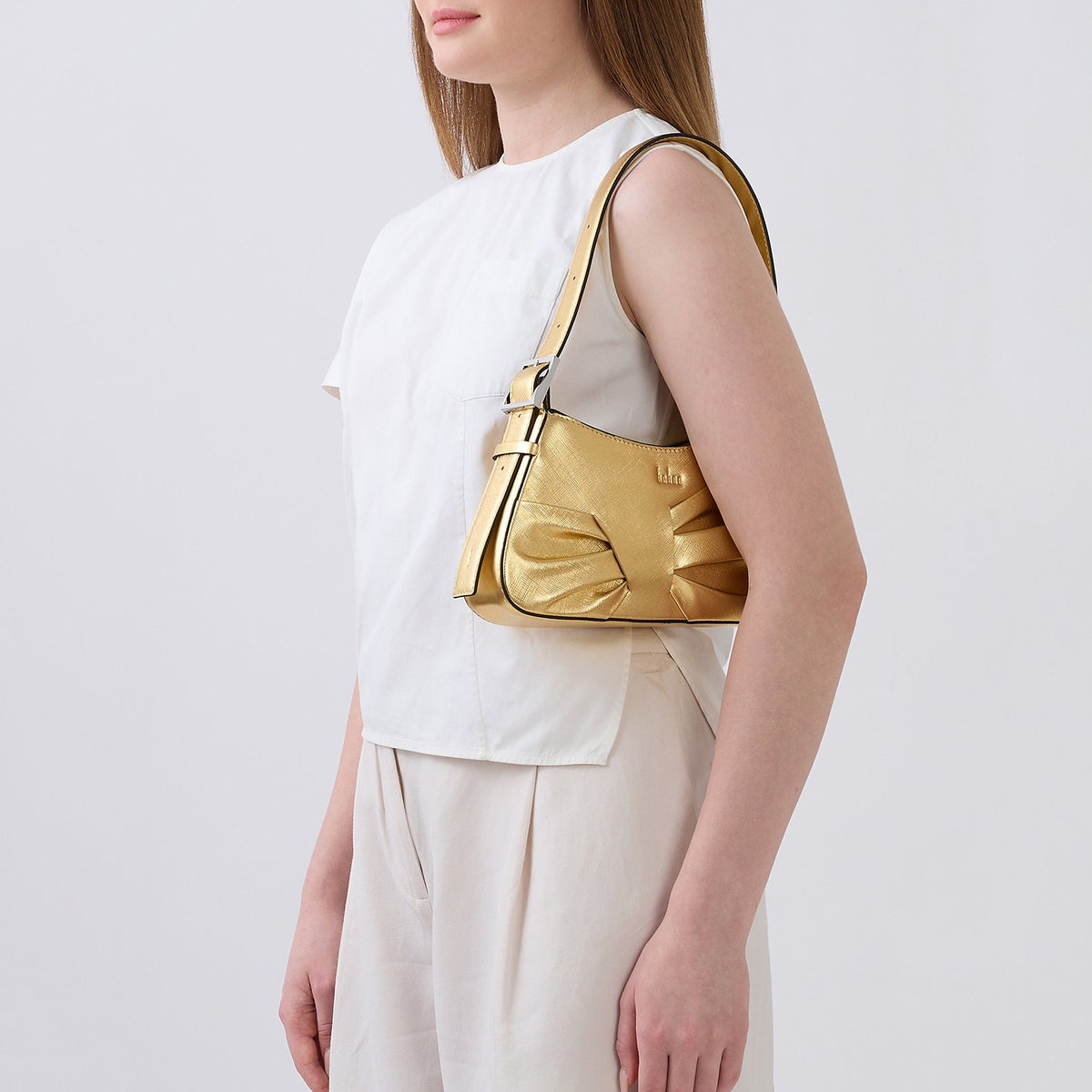 LEENA MINI SHOULDER DRAPED