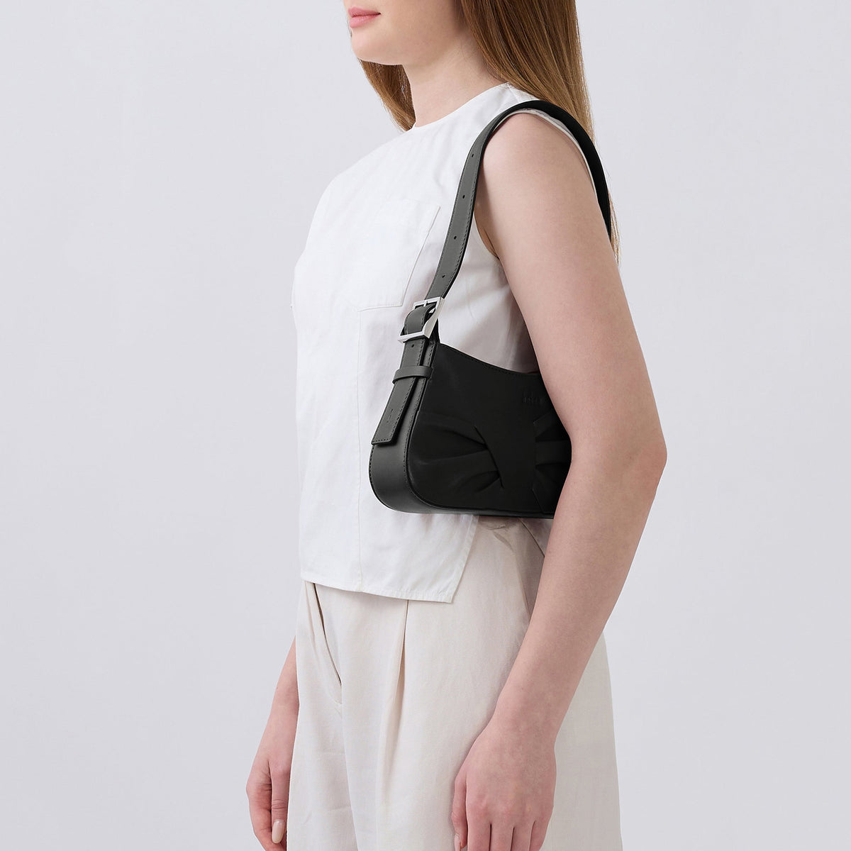 LEENA MINI SHOULDER DRAPED