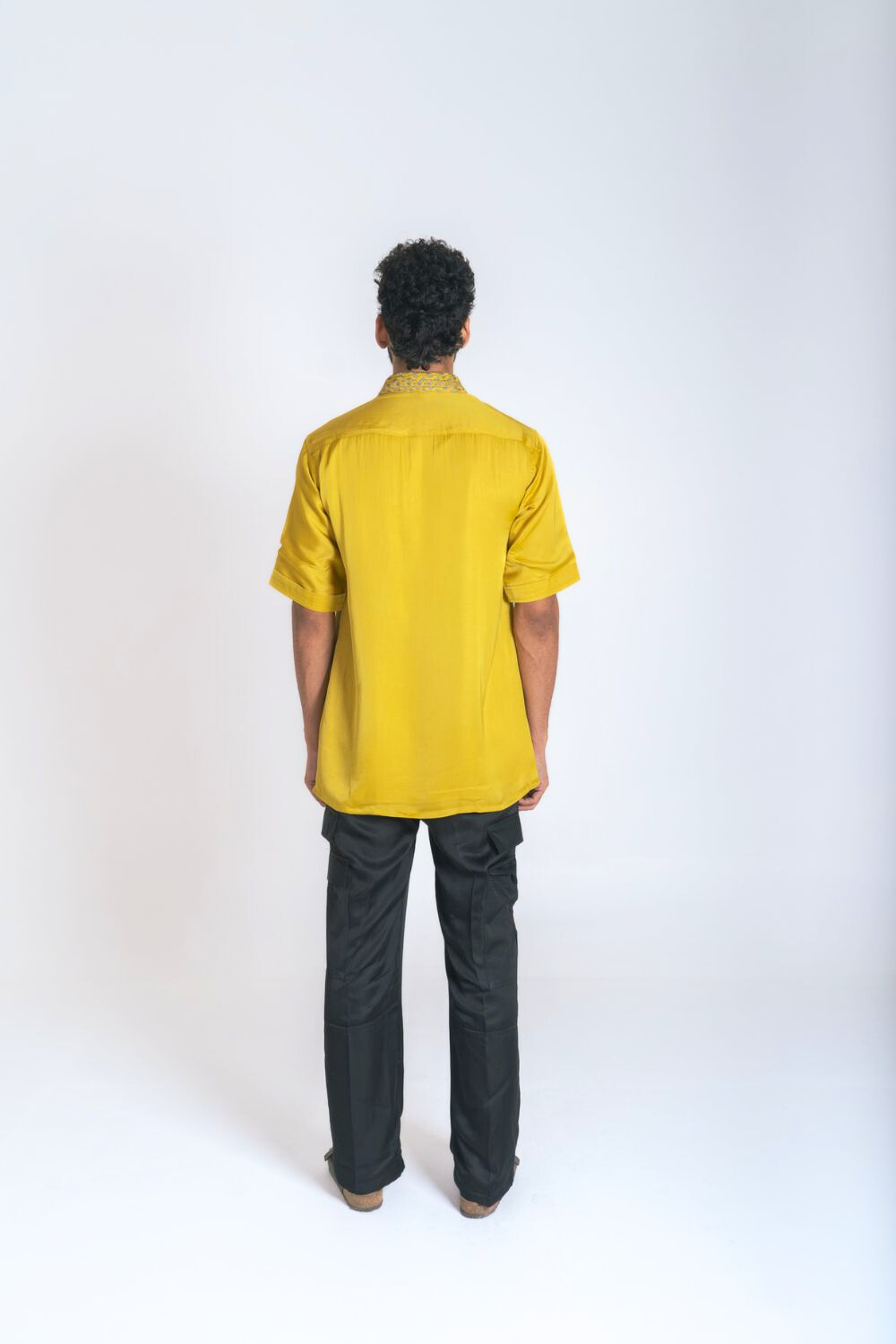 Yellow-Green Braid Shirt