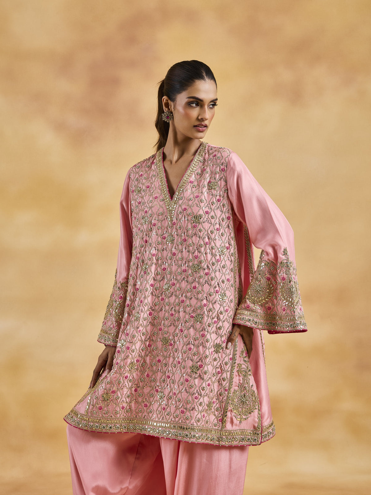 Soft Peach Kurta Set