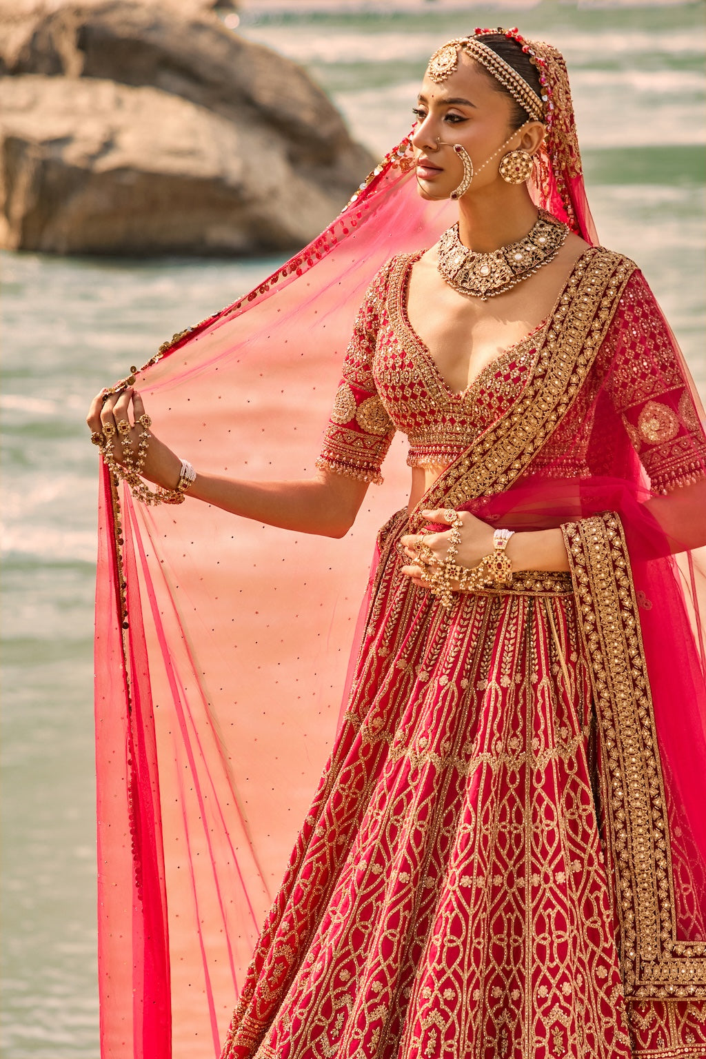 REGALIA JAALI LEHENGA