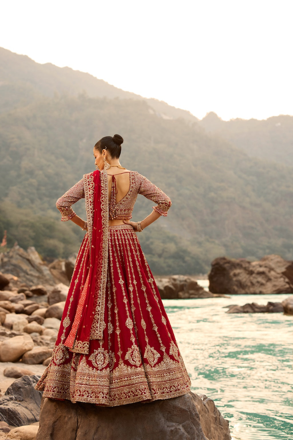 CRIMSON ROYALE LEHENGA