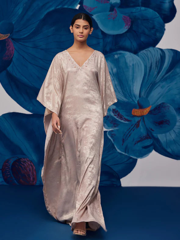 Spendlour Nude Kaftan