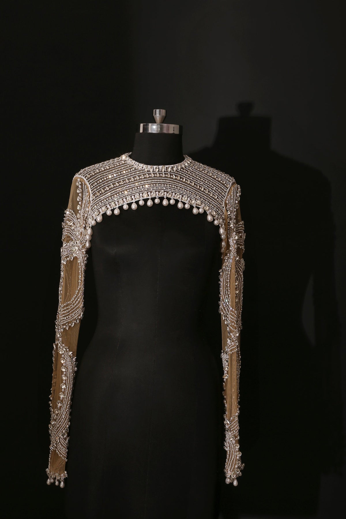 Detachable Embellished Sleeve Overlay