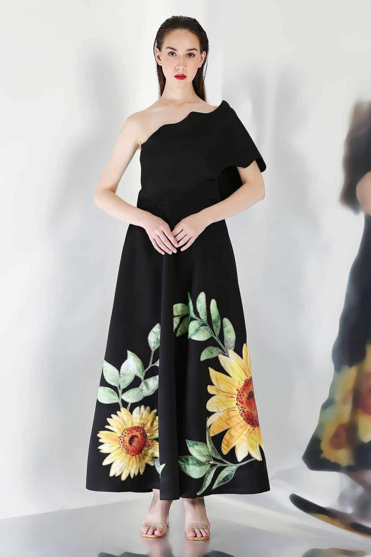 Olive (Black) + Wavy Wrap