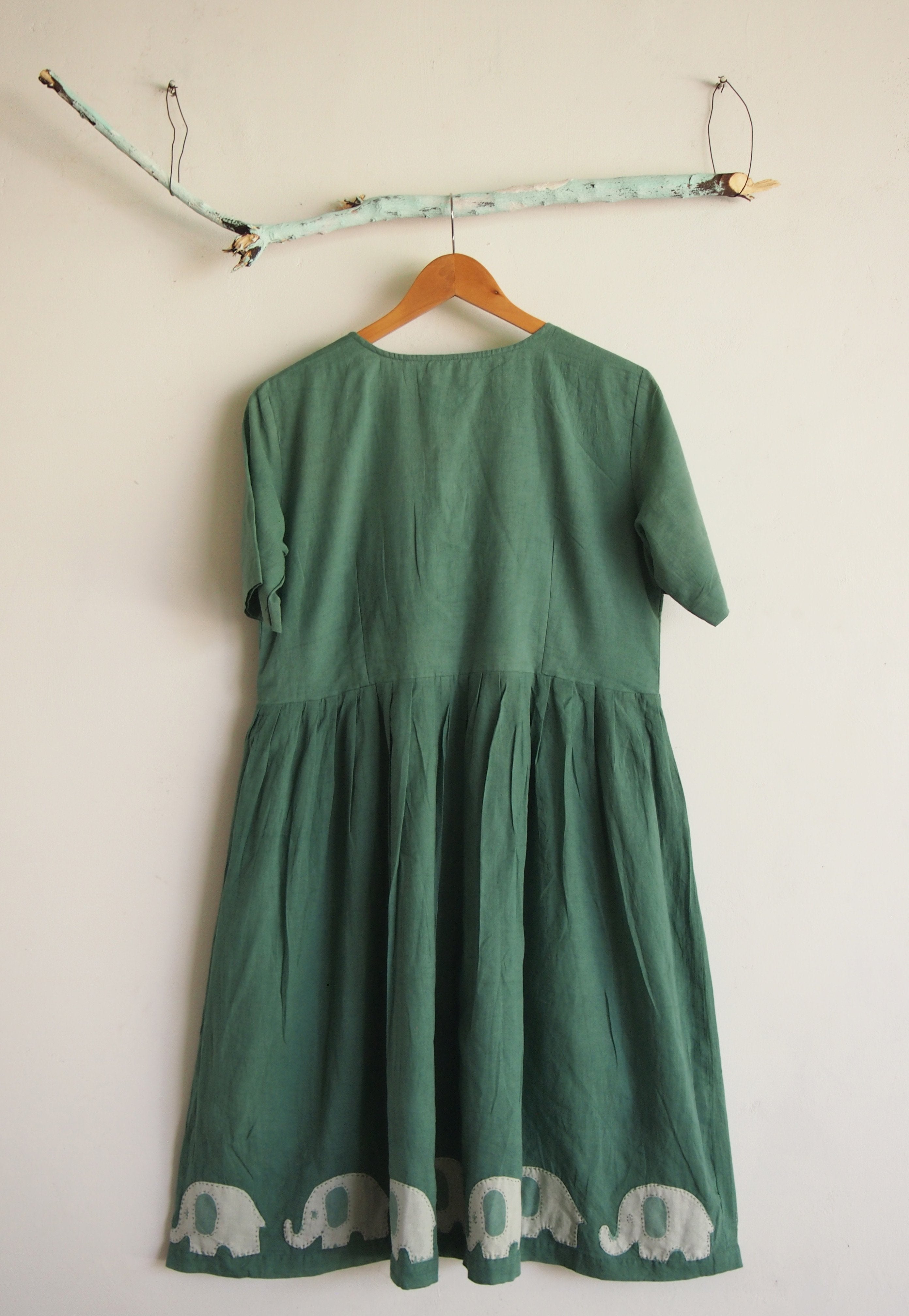 A Dress With Applique - CHHAPA