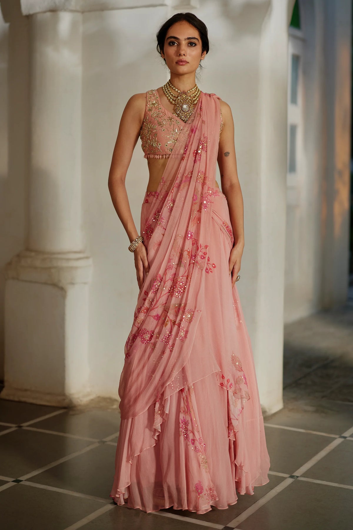 KIRI SAREE SET