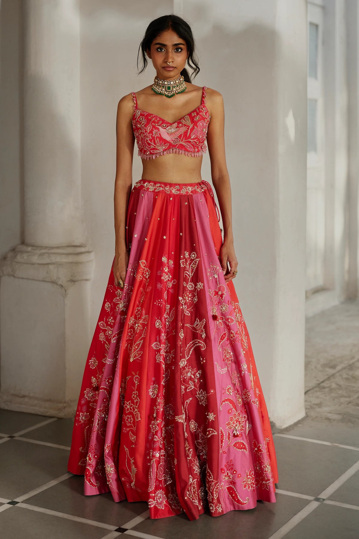 Radhika madan in the VIRI LEHENGA SET