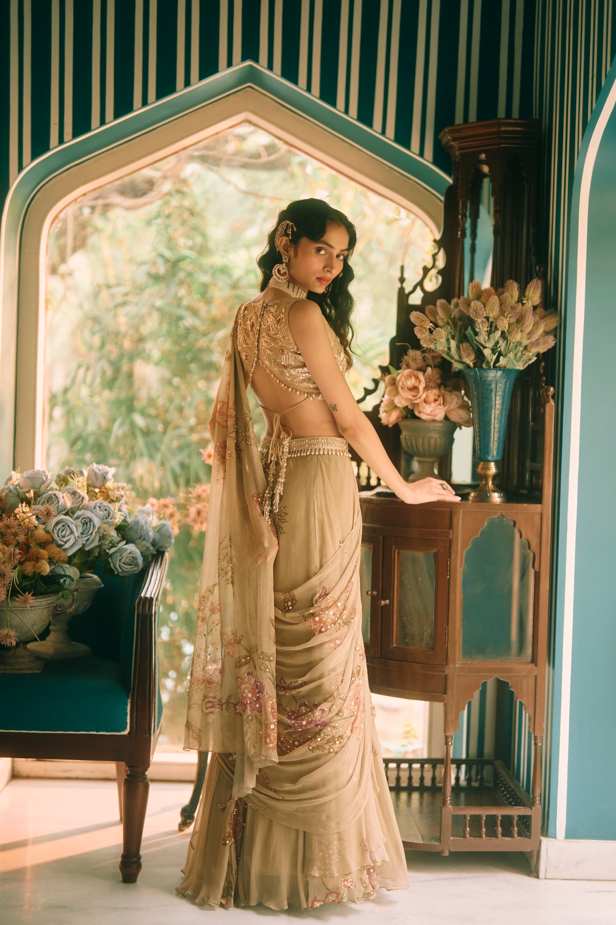 BERYL SAREE SET