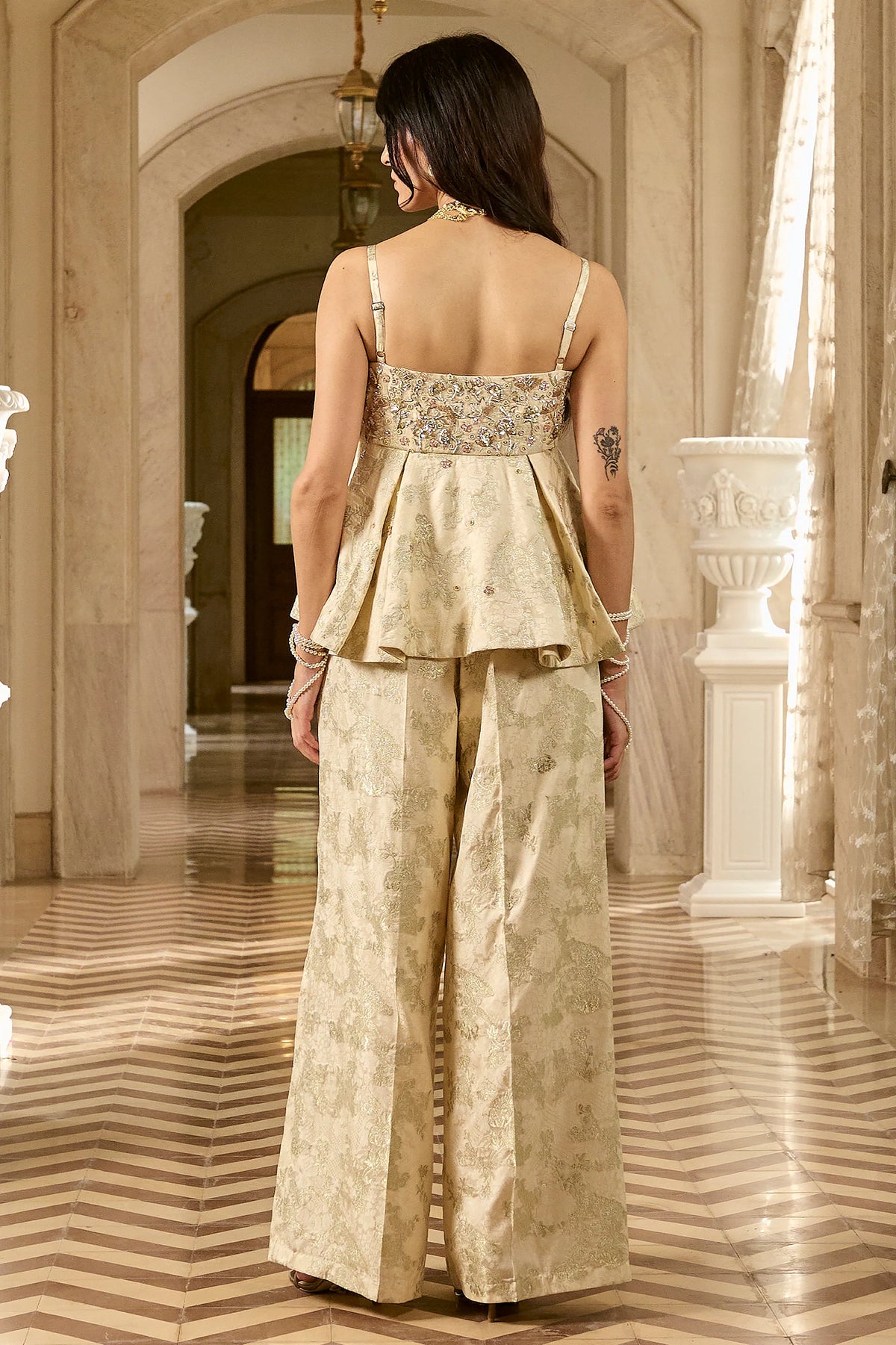 GRETA PEPLUM SET