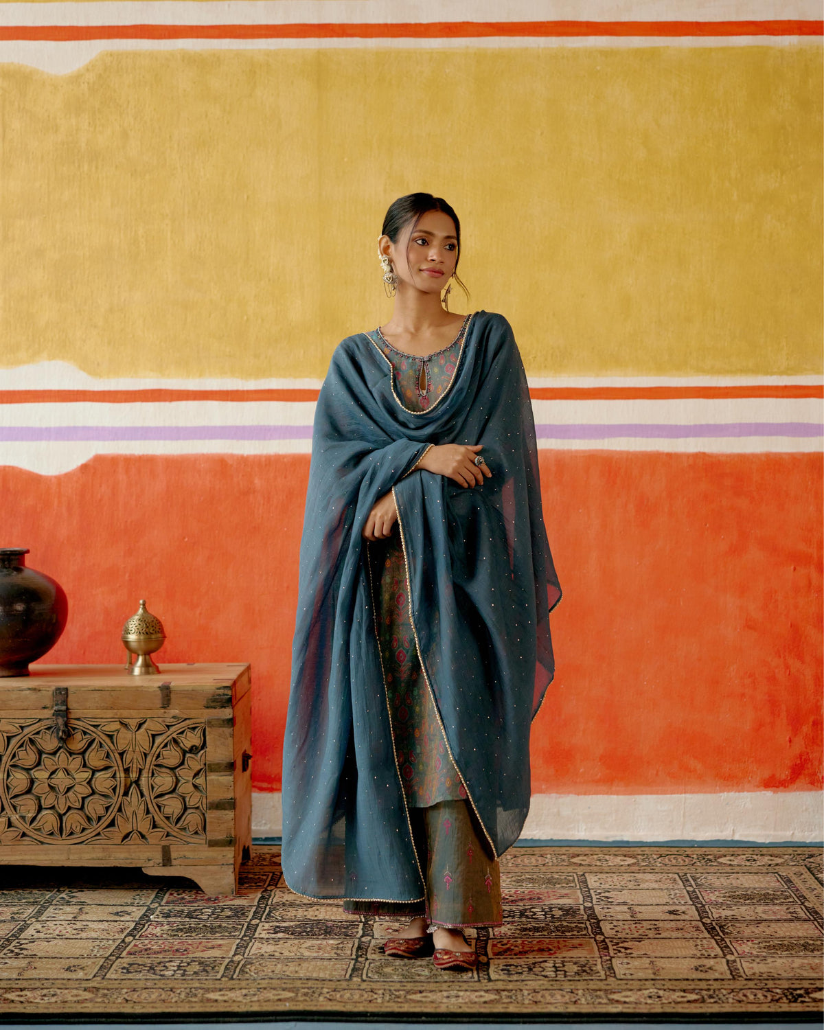 Rangini Beaded Kurta Set