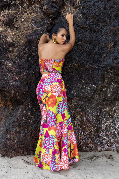 Valley of flower crop top