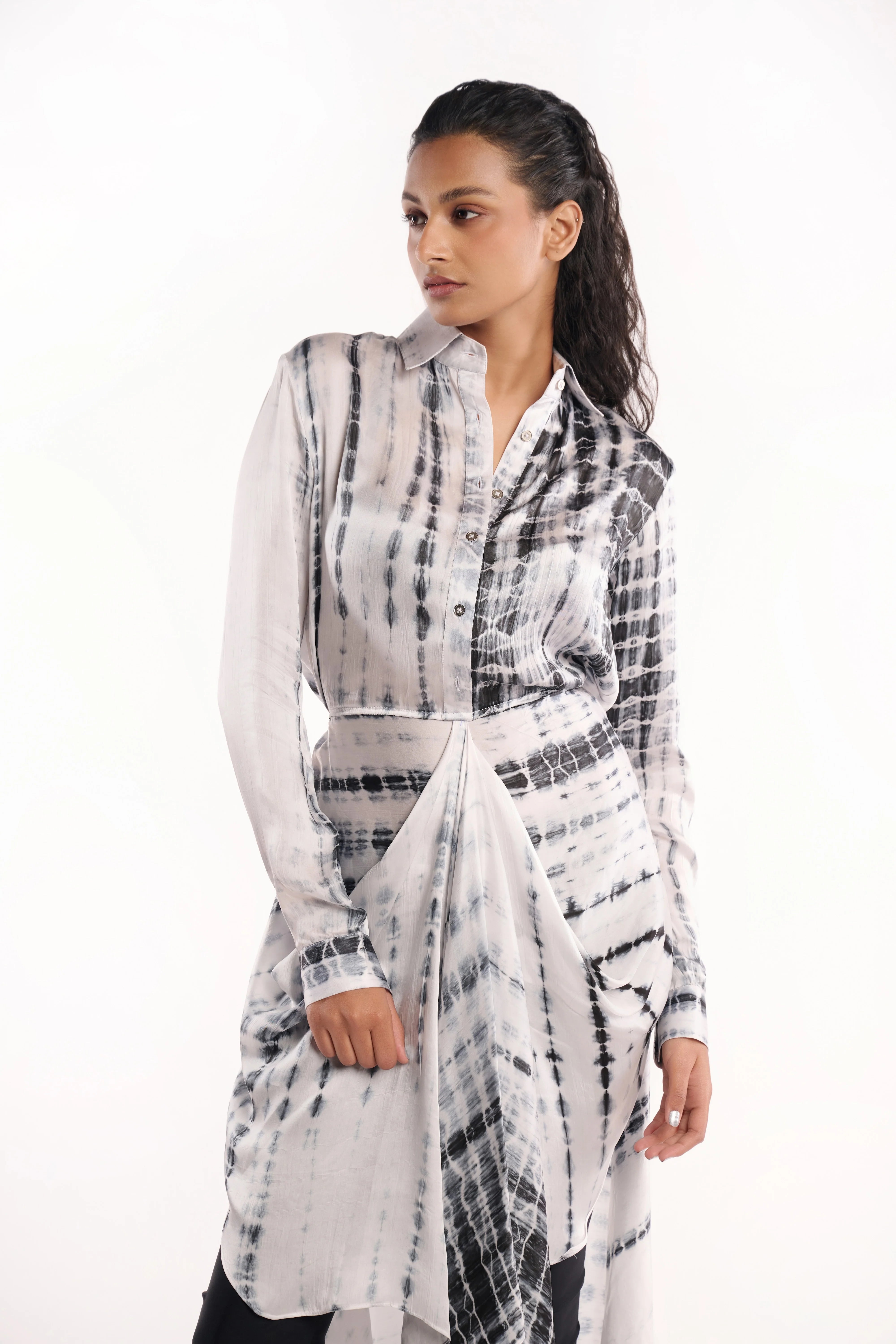 Doppelganger lehriya shirt dress