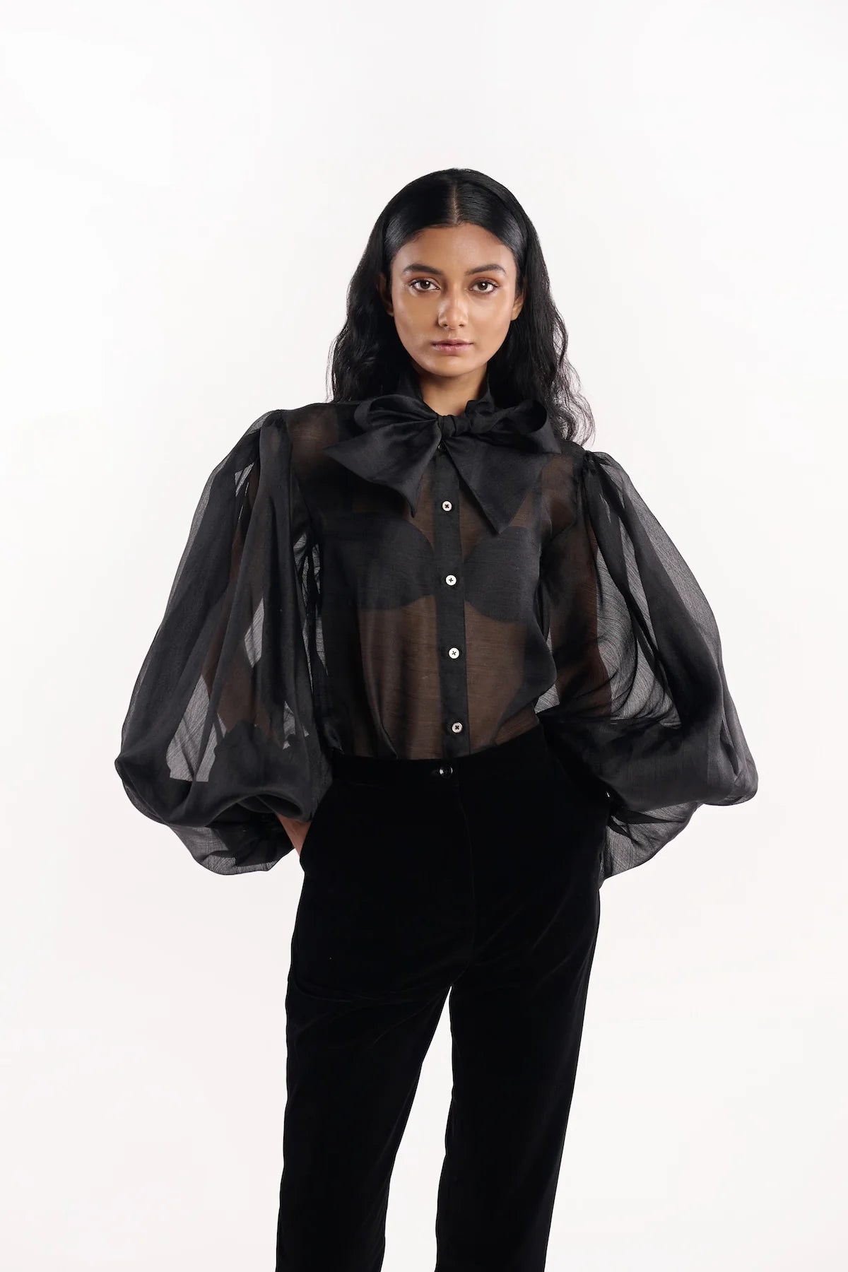 Cosmic sheer balloon shirt (hers)